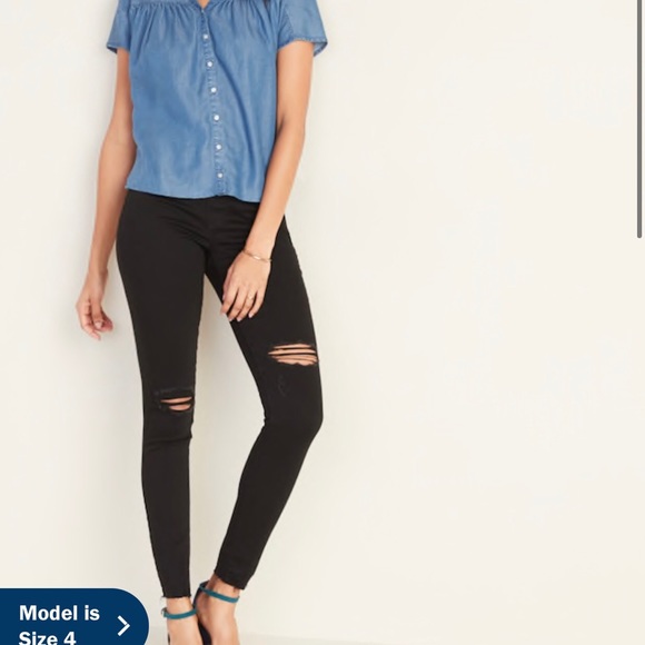 NWOT Old navy distressed rockstar jeggings - Picture 1 of 6